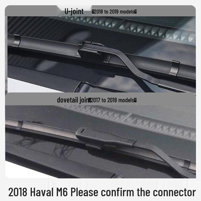 Wiper Blades & Rubber Strips for 2017-2018 Haval M6 & 2019 Great Wall Motors