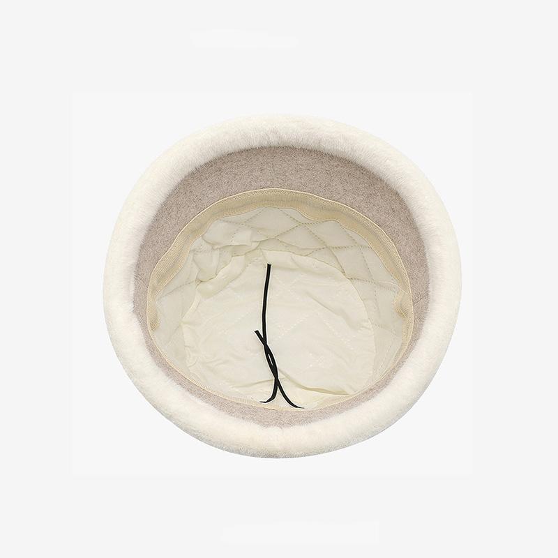 Chapeau Bob d'Automne et d'Hiver pour Femmes, Peluche Épaissie Chaude