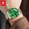 OLEVS Herrenuhr Luxus Original Quarzuhr Trendy Fashion Marke Automatische Datum Wasserdichte Herrenuhr