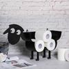 Metal Sheep Toilet Paper Roll Holder Wall Mounted Free Standing Toilet Roll Holder Hold Up To 7 Rolls Toilet Paper Stand Shelf