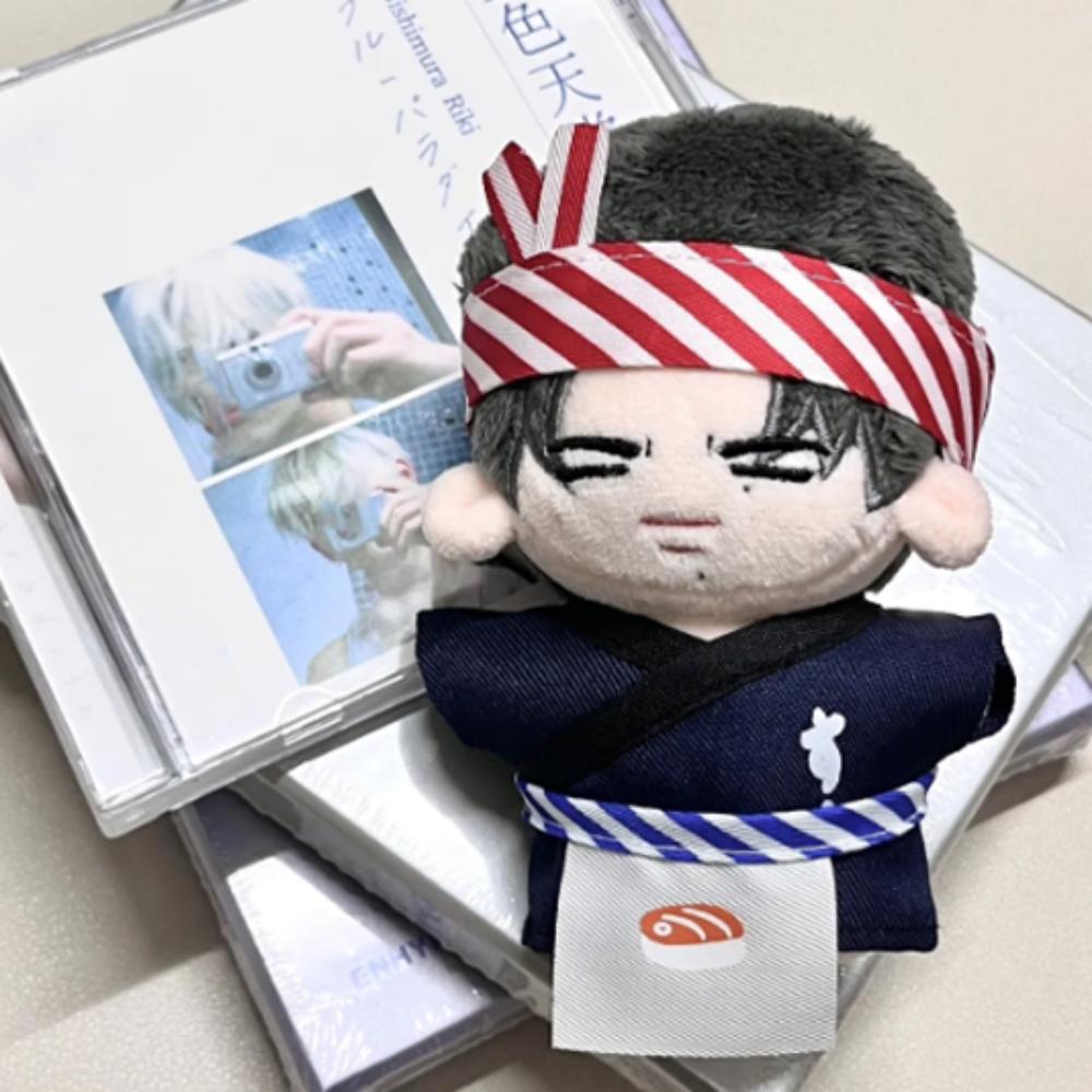 Sushi Chef 10cm Cotton Doll Clothes Dress Up Apron Doll Clothes Outfit Lovely Creative Doll Clothes Set 10cm Cotton Doll