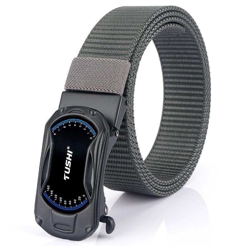 2020 Hit Toothless Automatic Alloy Car Button Head Nylon Outdoor Belt Thickened Direct Sales 120cm