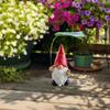 Garden Gnome Statue Decoration With Leaf Umbrella Figurine Decoration For Indoor And Outdoor Patio  For Gnome Lovers And Enthusiasts