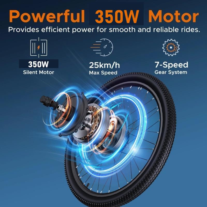 2025new ENGWE MileTrail 1 Electric Bicycle 250W Motor 36V13AH Lithium Battery High Carbon Steel Electric Bike 26 Inch Tire Ebike