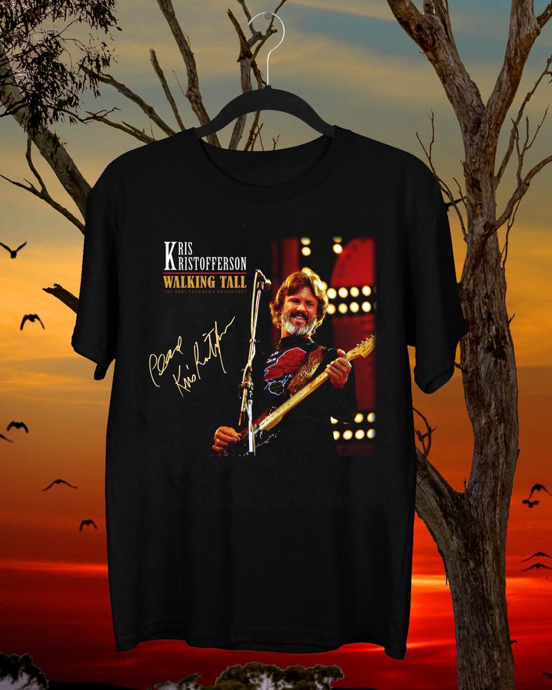 Kris Kristofferson - Walking Tall Gift For Fan Black All Shirt Unisex T-Shirt XXXXL