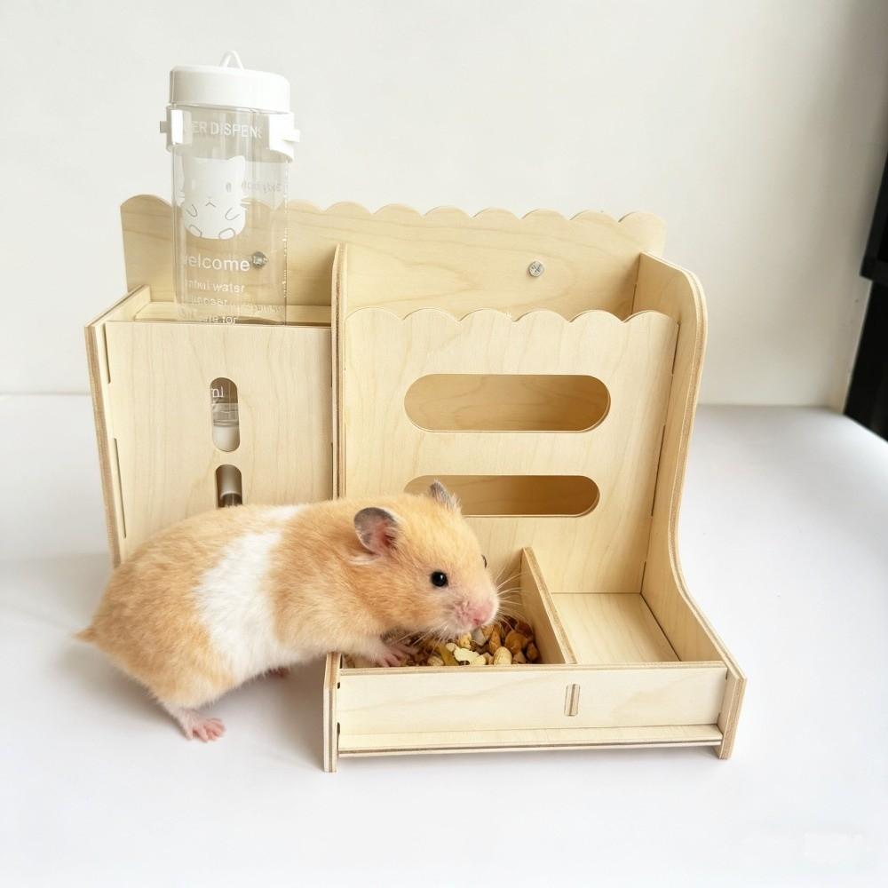 Detachable Rabbit Hay Feeder 2 in 1 Rabbit Hay Rack Pet Food Dispenser Rabbit Food Manger  Habitat