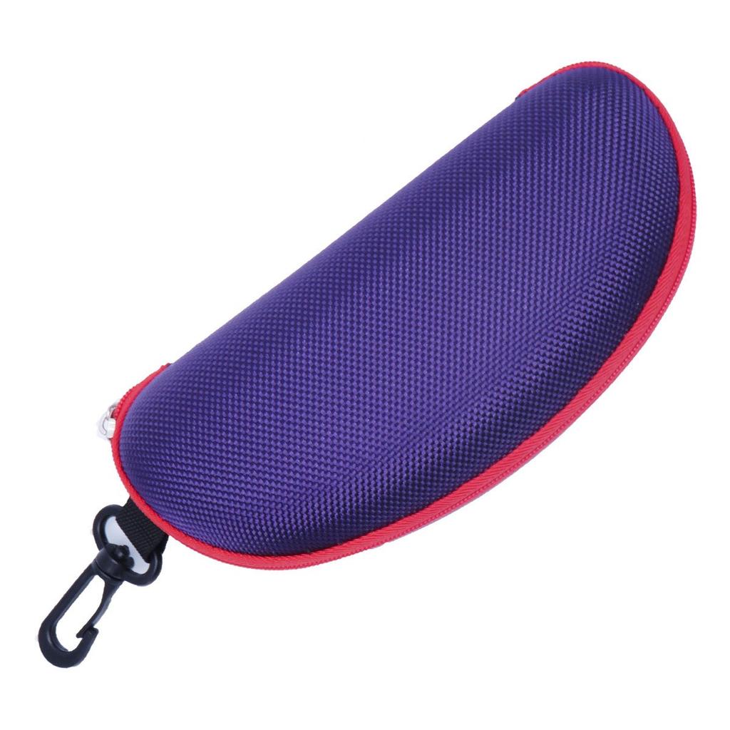 Przenośne etui ochronne na okulary z haczykiem Męskie Damskie Zapinane na zamek Pudełko Etui na okulary Torba na okulary przeciwsłoneczne Muszelka Saszetka Twarde Etui