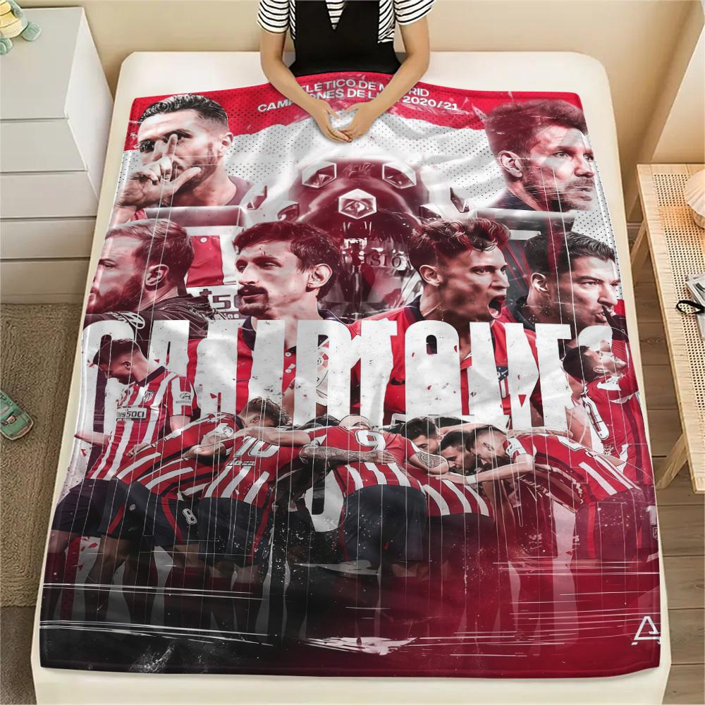 Bilbao Print FlAannel Blanket, High Quality Comfortable for All Seasons, Home Decor, Warmth and Comfort