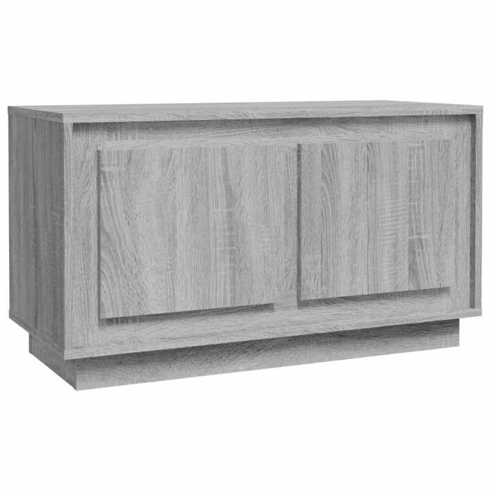 VidaXL Meuble TV sonoma gris 80x35x45 cm bois d'ingénierie 819858