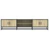 TV Stand in Sonoma Oak Finish 180 x 35 x 41 cm Engineered Wood
