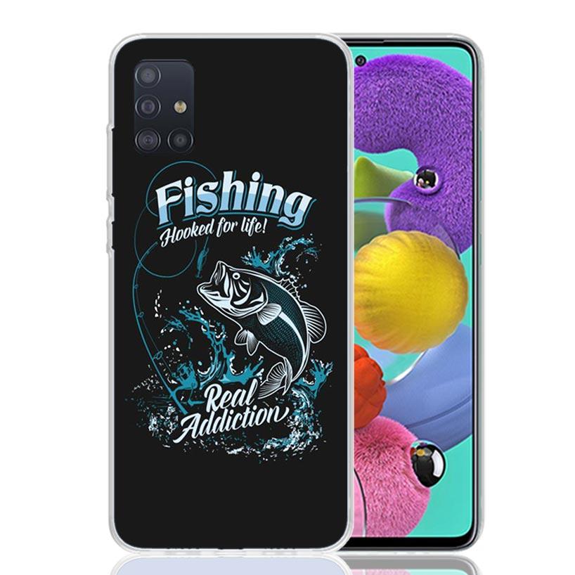 

Fishing Club Graphic Phone Case for Samsung Galaxy A52 A51 A50S A12 A22 A32 A72 A10S A30S A31 A71 Note 20 Ultra 10 Plus S10 Gala Samsung A10