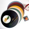 15" Round Light Luxury Lunch Mat Pure Color Household Western Food Mat Waterproof Oil Proof Heat Insulation Anti Scalding Mats