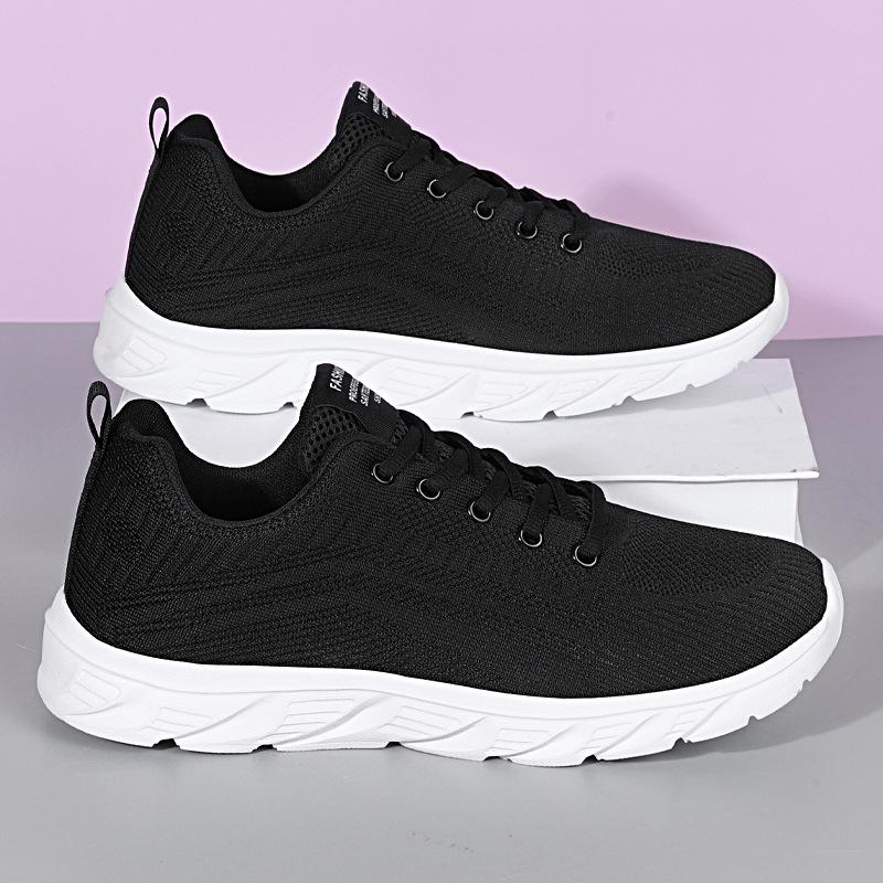 Laufschuhe Frühling neue leichte Laufschuhe rutschfeste weiche Sohle atmungsaktive Mesh-Schuhe Stoßdämpfung Freizeitsport