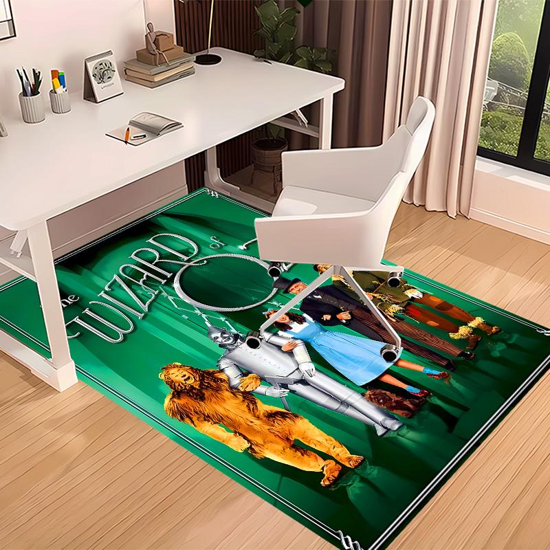The Wizard of Oz Printed Absorbent Washable Carpet, Non-Slip Bathroom Mats, Kitchen Rugs, Yoga Mat,Living Room Entrance, Camping Picnic Rugs