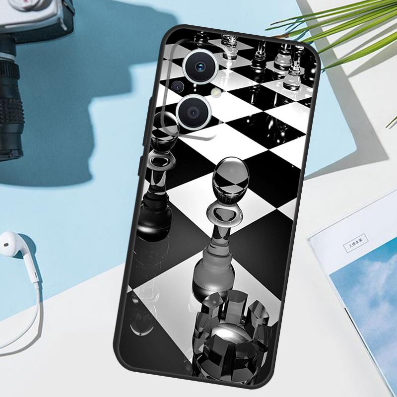 

Chess Board Cover For OPPO Reno 12 F 13F 14F 11F 10 11 13 14 Pro 7 8 Lite OPPO Find X9 X5 X6 X8 Pro Case OPPO Find X6 Pro