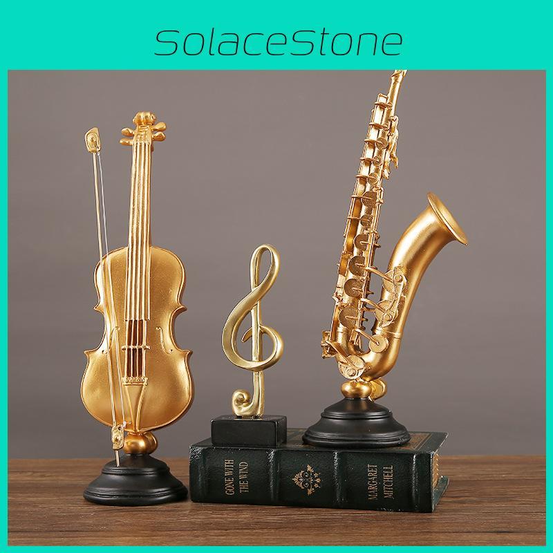 Classic And Violin Saxophone Resin Art Piece For Modern Home And Occasions Gift