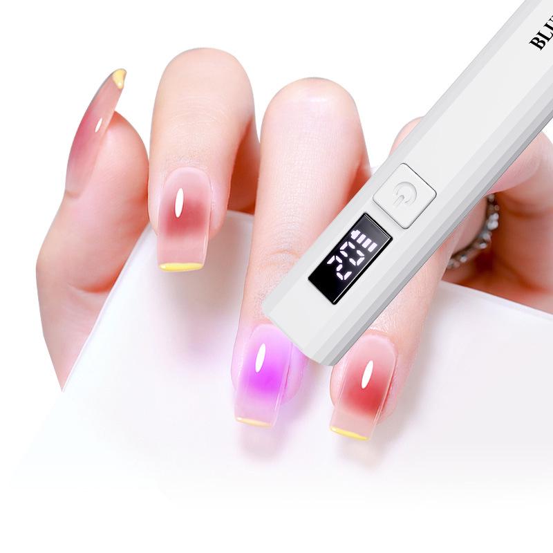 Battery-Powered LED Nail Curing Lamp – Wearable, Handheld, Mini UV Light for Nail Art Therapy