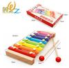 Wooden Eight-Note Xylophone Toy for Children - Orff Music Log Instrument