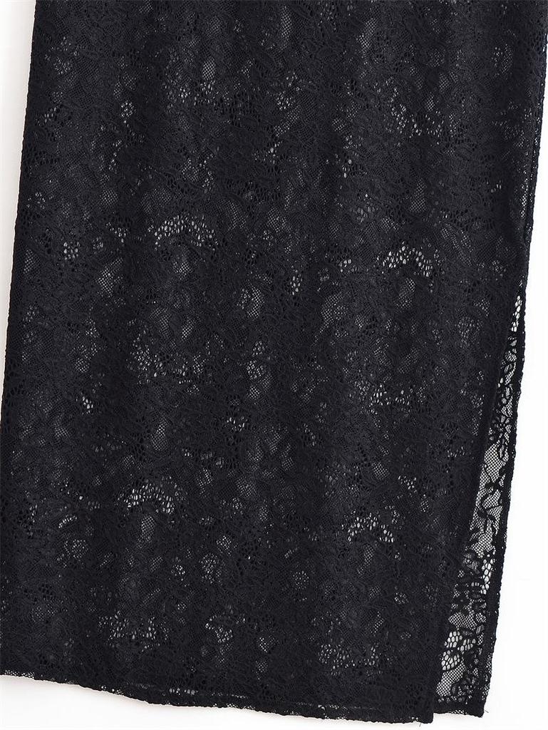 European & American Style Autumn 2025 Lace Camisole Dress