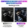 2Pcs LED Car Door Projector Lamps Welcome Lights Accessories For Ford ST Line Focus Mustang Fiesta Puma Ranger Kuga MK7 MAX F150