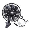 Upgrades Car Fan with Flexible Speed Control & Oscillation Travel Friendly Vehicle Fan for Enhances Comfort on road