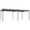 Pergola with Sliding Roof Anthracite Grey 589 X 292 X 230 Cm