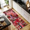 Arsenal Kitchen Mats Durable Bathroom Pads Comfortable Rugs Carpets For Kitchen Home Office Sink Laundry Room Bathroom Decor