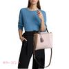 MIAN B5 size shoulder formal with for women [LILY] 2-way handbag, bag, bag, bicolor, charm, classic, (gray)