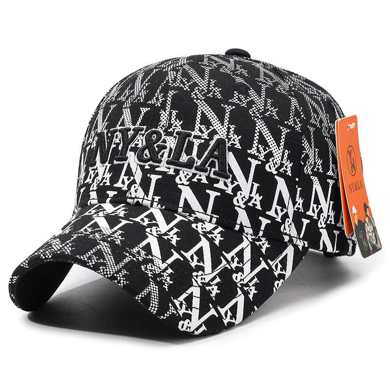 

Новая вышитая бейсболка-мяч, спортивная солнцезащитная шляпа для мужчин и женщин, дышащая, универсальная, повседневная, с козырьком Adjustable чёрный