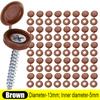 1000/100pcs Plastic Nails Screw Caps Decoration Covers Car Nut Nails Self-tapping Screws Protection Cover Furniture Hardware