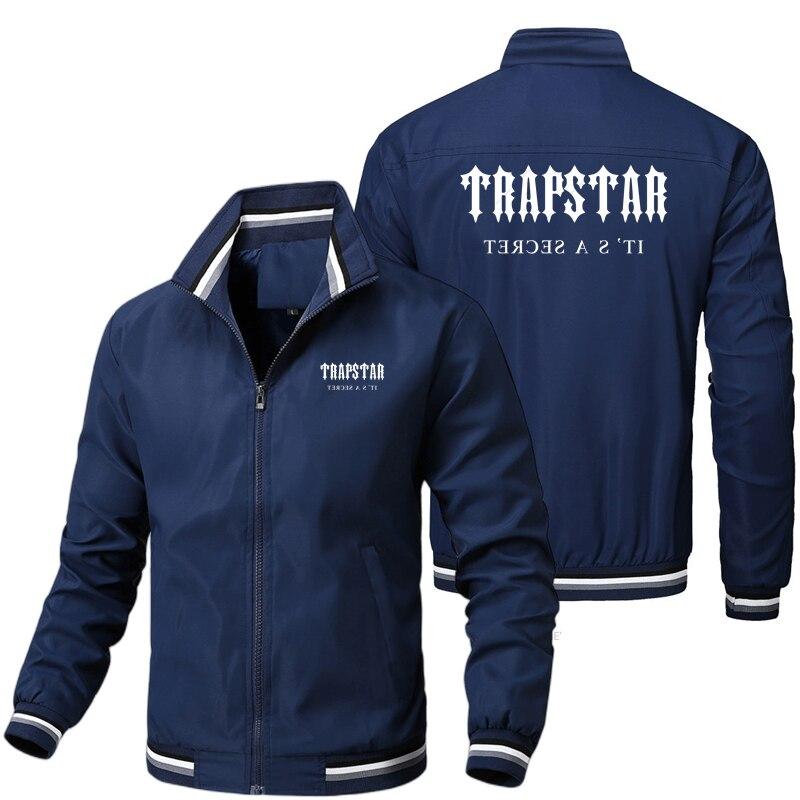 Buy Jacket Spring and Autumn Men's TRAPSTAR Brand Zipper Bike Jacket