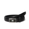 Smooth Leather Buckle Belt JLMB4350 Black Free Size Men's