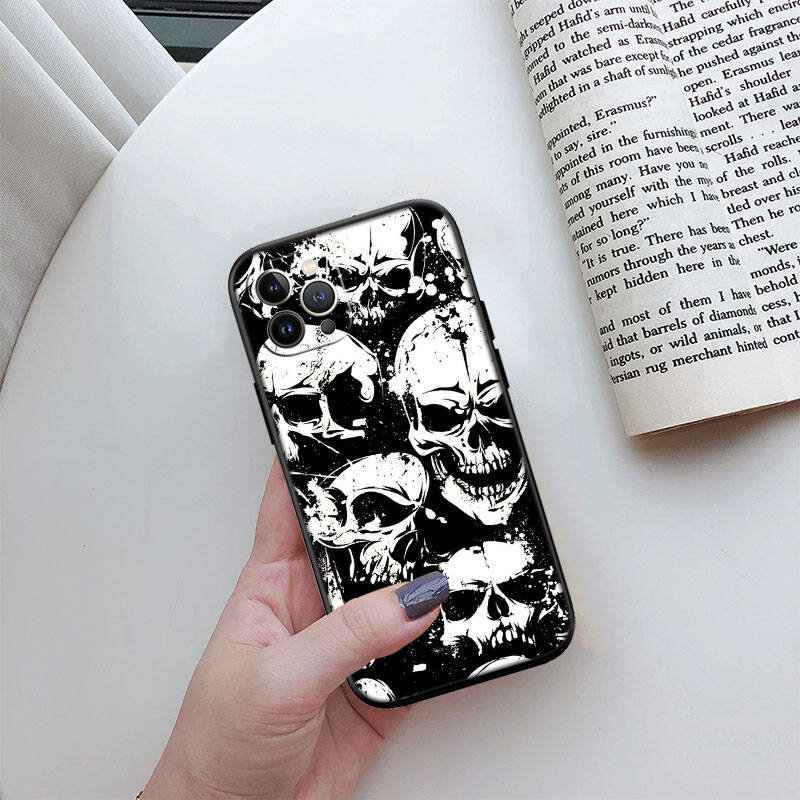 MH66 Grim Reaper Skeleton Skull Phone Shell Case for Redmi Note 8 9 10 11 11S 10C 10X 10A 10T 9A 9C 9T 9S 8T Pro Max Plus Prime