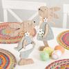 Easter Wooden Party Bunny Decoration Ornament