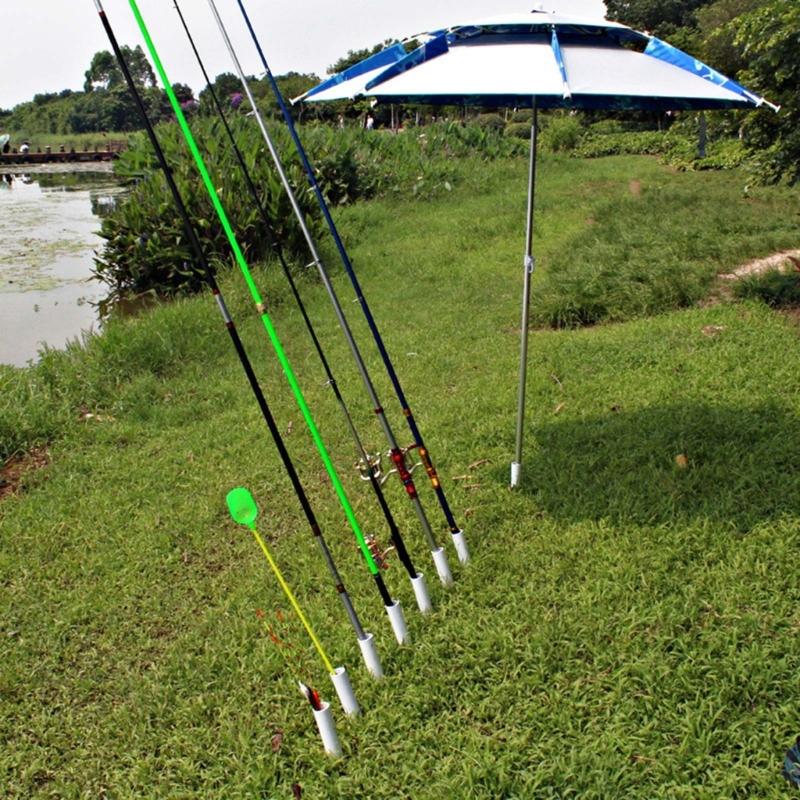 Upgraded Rod Holder for Banks Fishing, Fish Rod Holder Ground, Fishing Rod Rack Stand Fishing Holder for Insert Ground