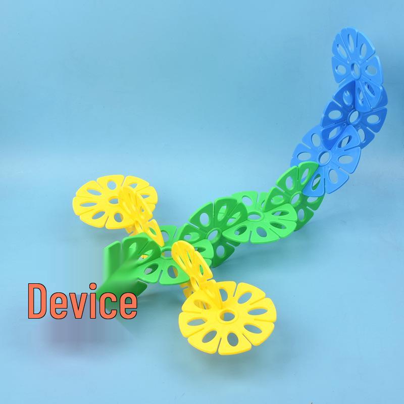 Thick Snowflake Interlocking Building Blocks for Kids Aged 3-6 - Educational Toys for Kindergarten