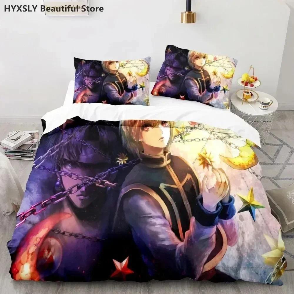 Hunter X Hunter 3D Print Duvet Cover Set Bedding Set Japanese Anime Twin Queen King Quilt Cover Pillowcases Home Decor