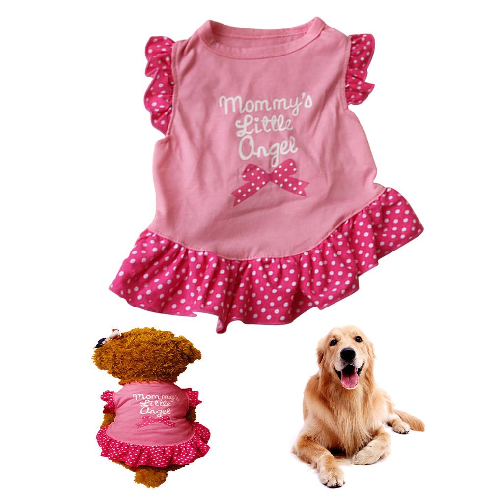 Pet Summer Clothing New Pet Clothing And Dog Clothing Cotton Flying Skirt