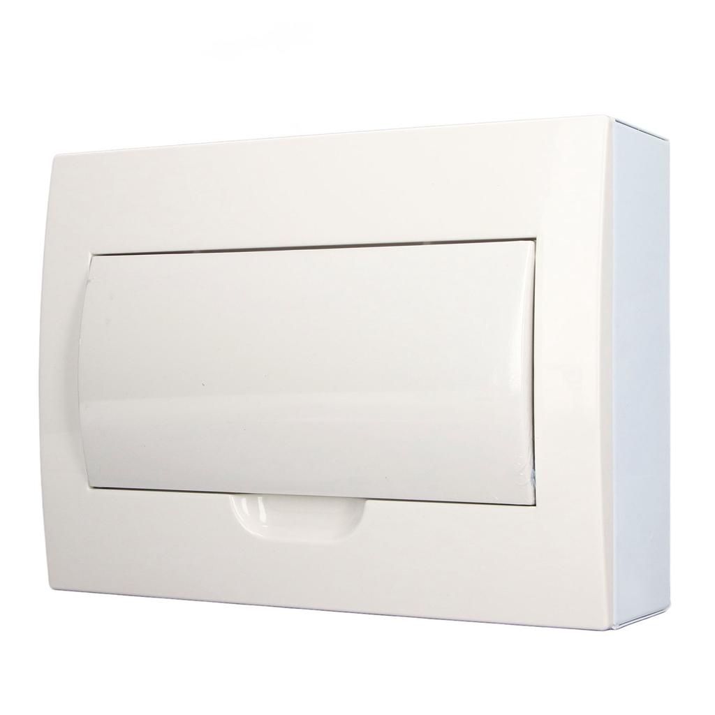 12 Way Power Distribution Box with DIN Rail Surface Mount Circuit Breaker Protection Box