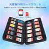 RALAN Game Card Case for Compatible with Nintendo Holds 24 Cards 24 SD Includes 4 and Memory and and Compact Soft Case for Easy Portability Switch,