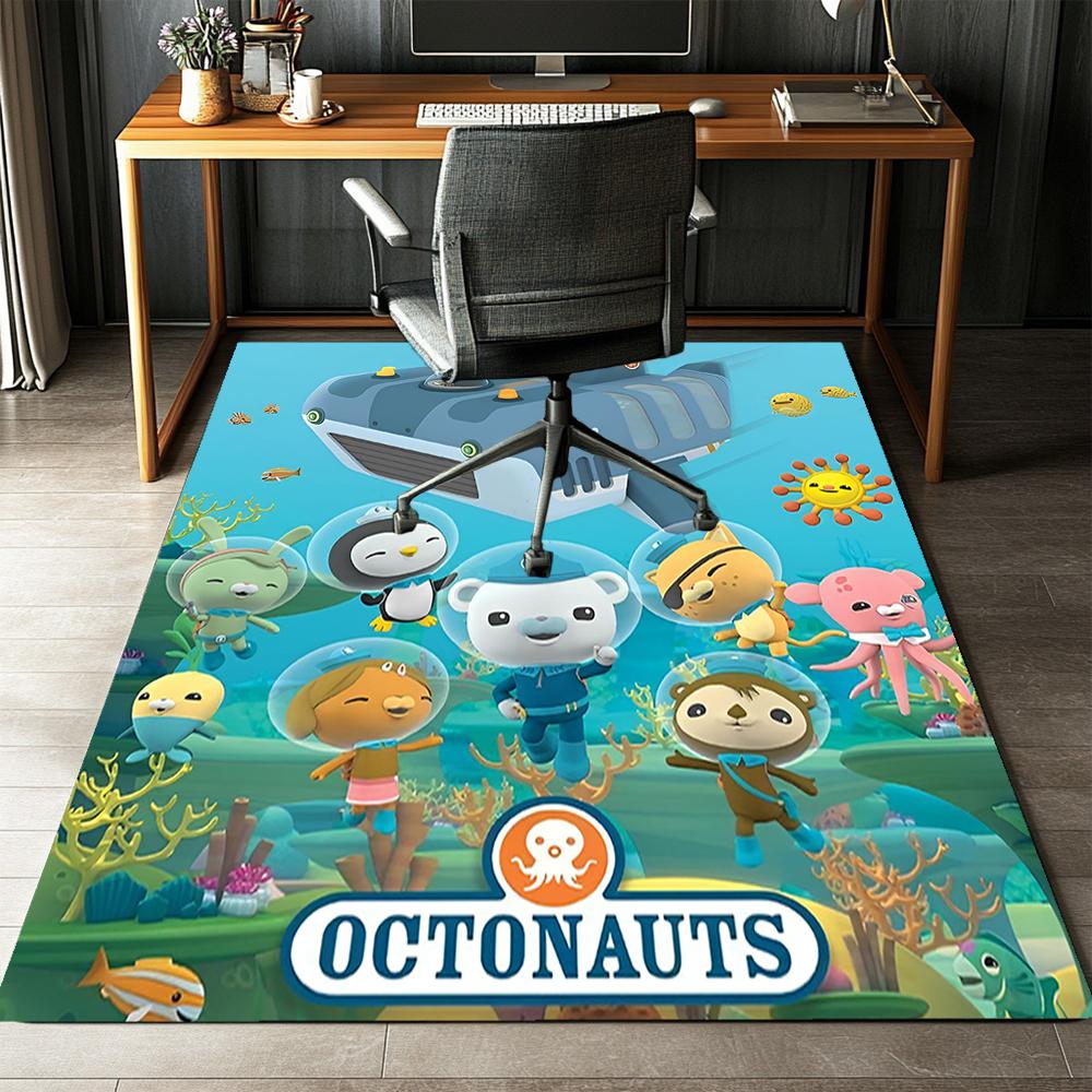 Octonauts Printed Carpet Rug for Office Chair Living Room Bedroom Kitchen Room Decor Gifts