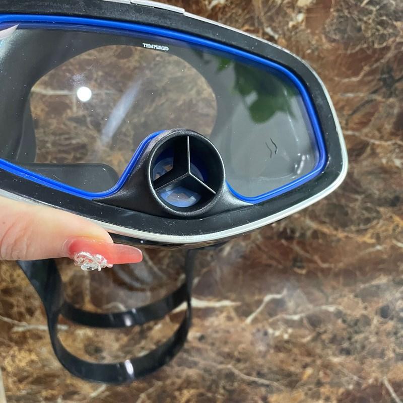 Professionel Silikone Gear Dykker Pig-Næse Dykkerbriller Udstyr Snorkel Voksne Hærdet Glas Vandtæt Svømmebriller Mænd Kvinder Li Praktisk Brug