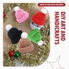 A96I-110PCS Mini Knitting Hats Mini Wool Hat For Christmas Ornaments DIY Art And Craft