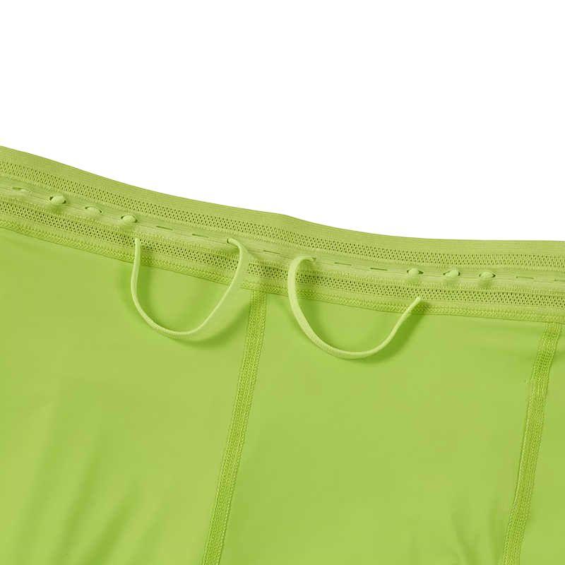 SAUCONY Professional Training Quick-Dry Breathable Double-Layer Sports Shorts Women Shorts New-Green SA1250DP63T-GE168