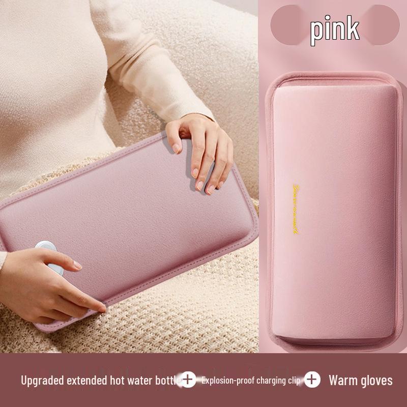 Electric Explosion-Proof Rechargeable Hand Warmer & Large Hot Water Bag