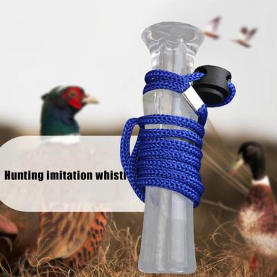 Hunting Decoy Rope Hunting Duck Call Lanyard Whistle Lanyard Hunter Game Call Cord Outdoor Camping Adventure Tool