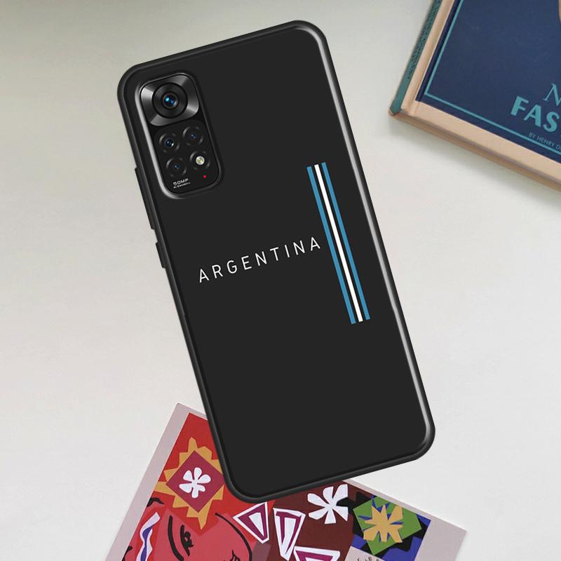 Argentina Flag Case For Xiaomi Redmi Note 12 Pro Plus 8 9 10 11 Pro 8T 9S 10S 11S 12S 9C 10A 10C 12C Cover
