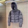 European casual down jacket women's short hooded new white duck down small fashionable foreign fashionable coat