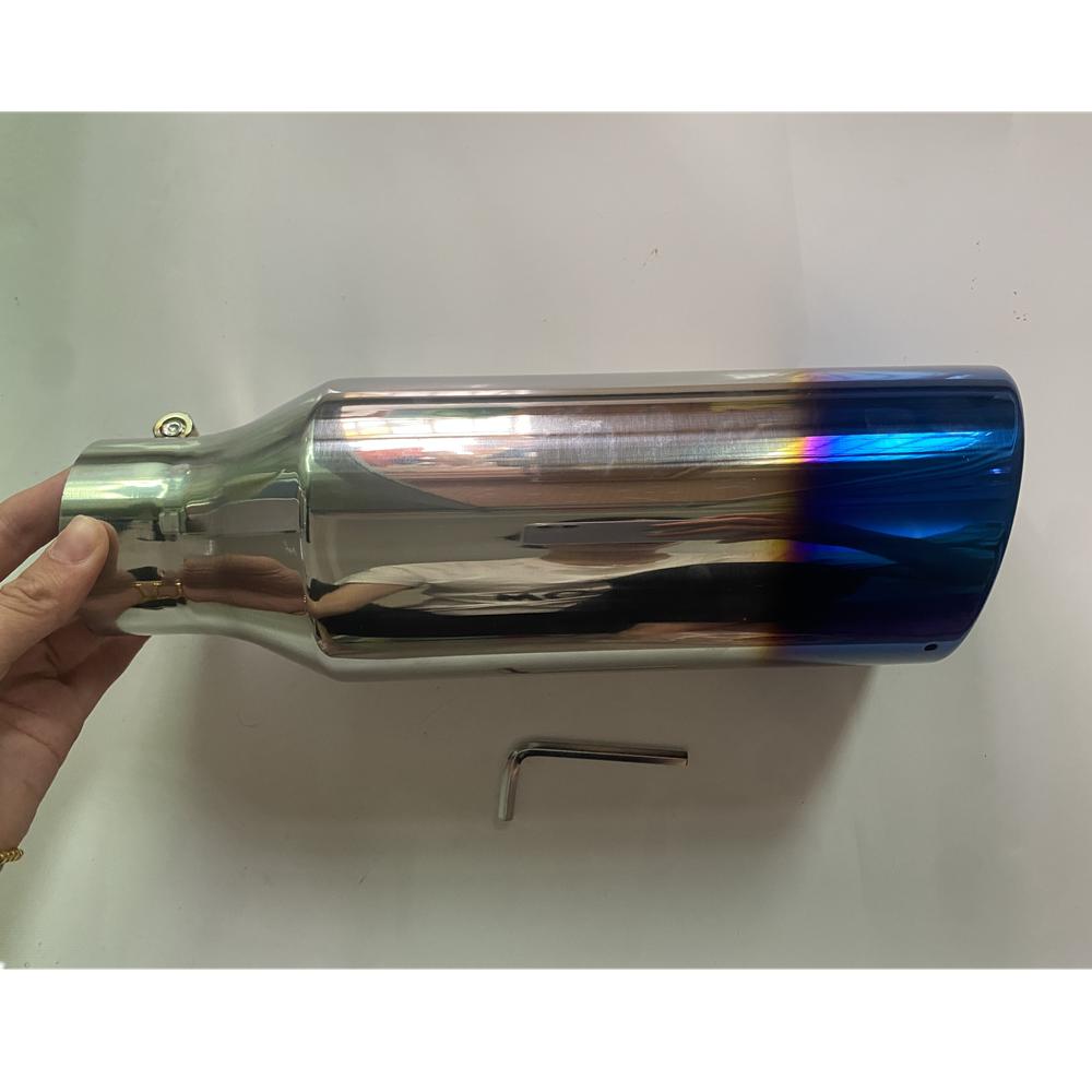 2.5 Inlet Exhaust Tips 2.5 To 4 Inch Exhaust Tip 12" Long Stainless Steel Universal Exhaust Tail Tip for 2.5" Outside Tailpipe