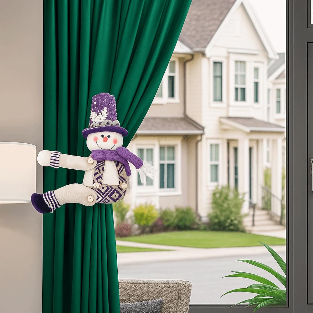 Reusable Sequined Curtain Buckle Cartoon Curtain Tieback Christmas Curtain Buckle Holiday Party
